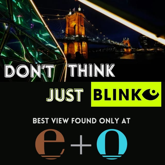 JUST BLINK at E+O KITCHEN BANKS