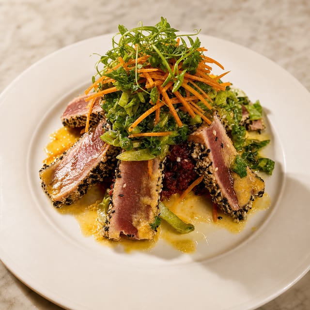 Sesame Crusted Tuna.