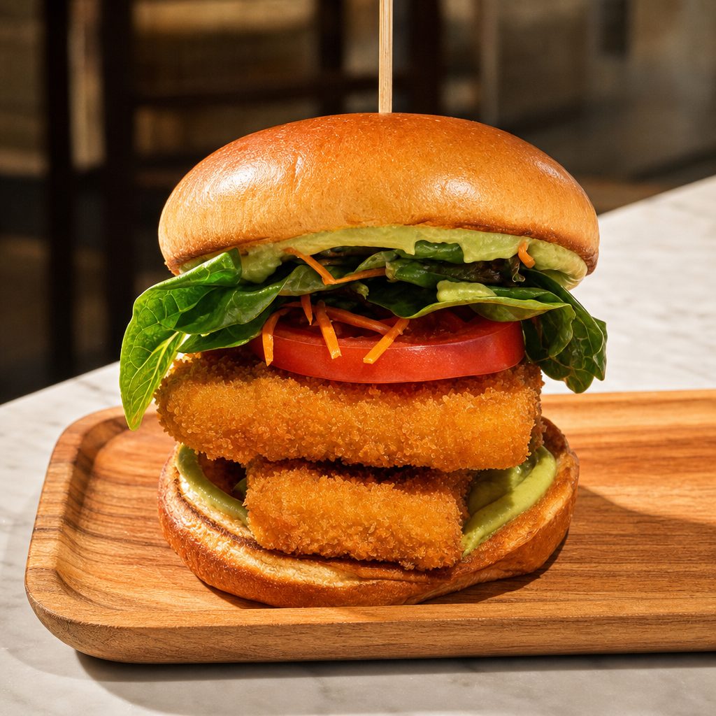 Crispy Tofu Sandwich.