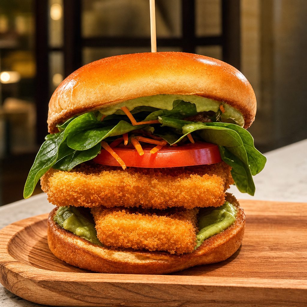 CrispyTofu Sandwich.