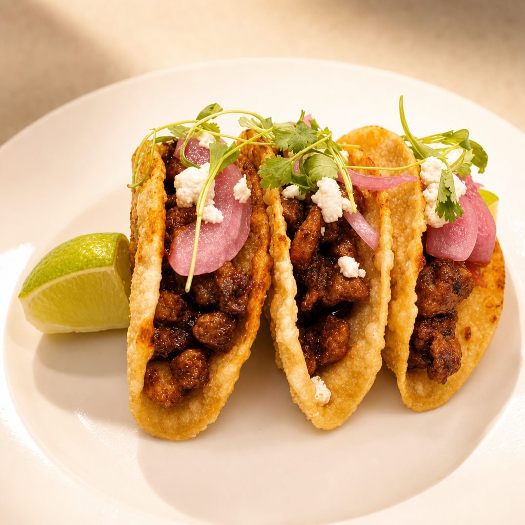 Steak Tacos.