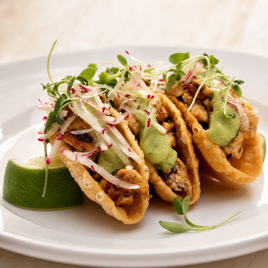 Chicken Tacos.