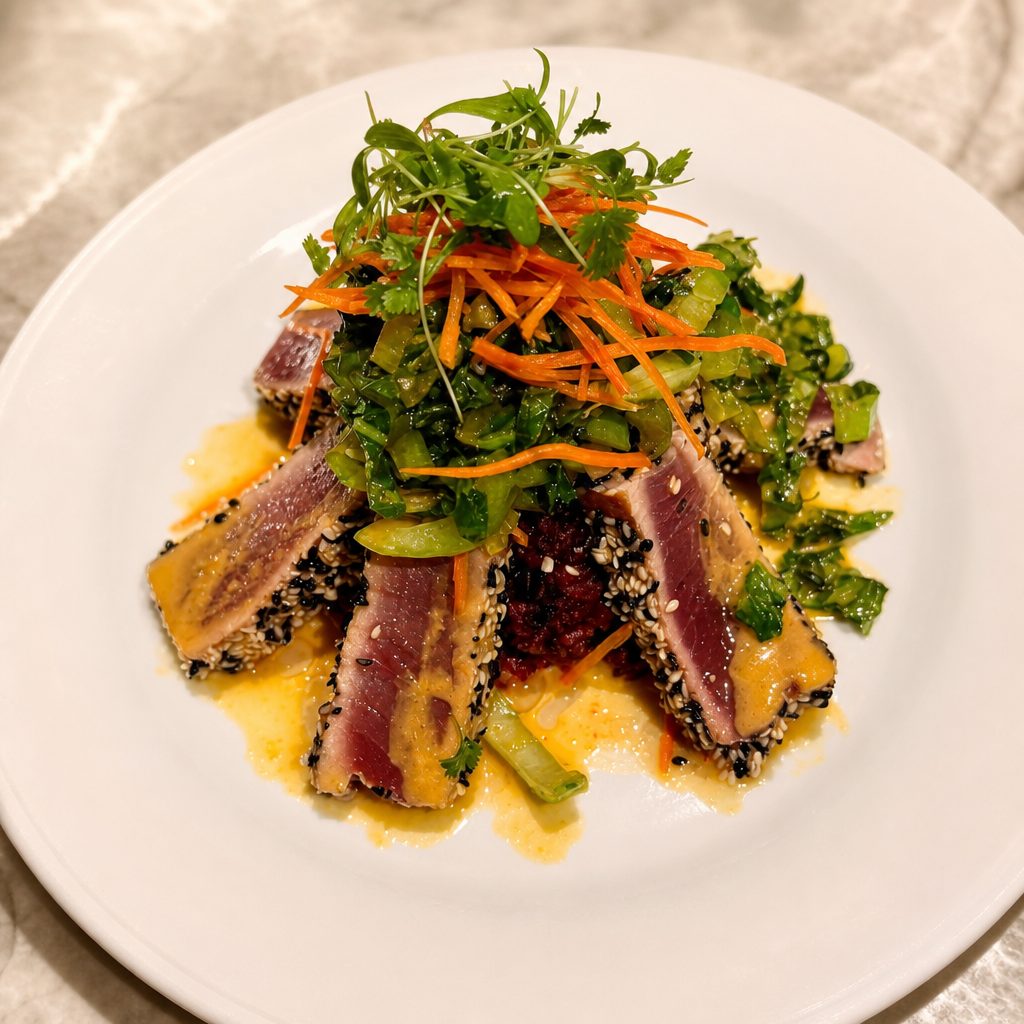Sesame Crusted Tuna.