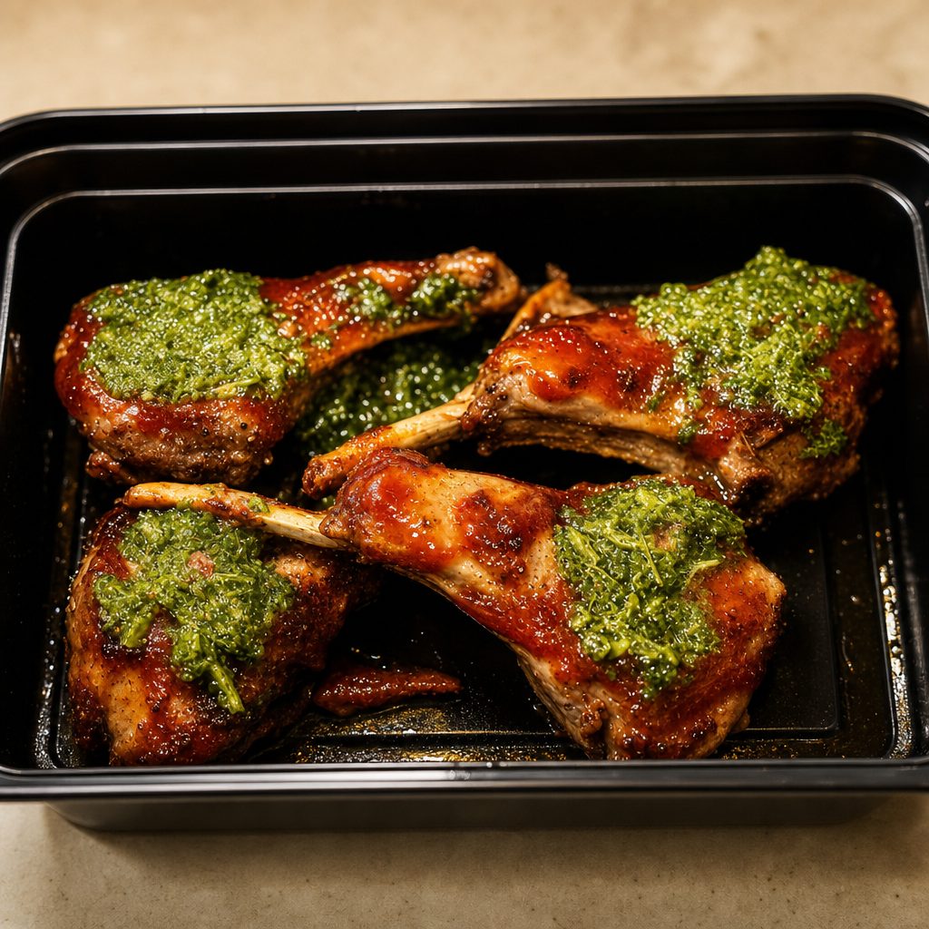 Yakitori Grilled Lamb Chops.