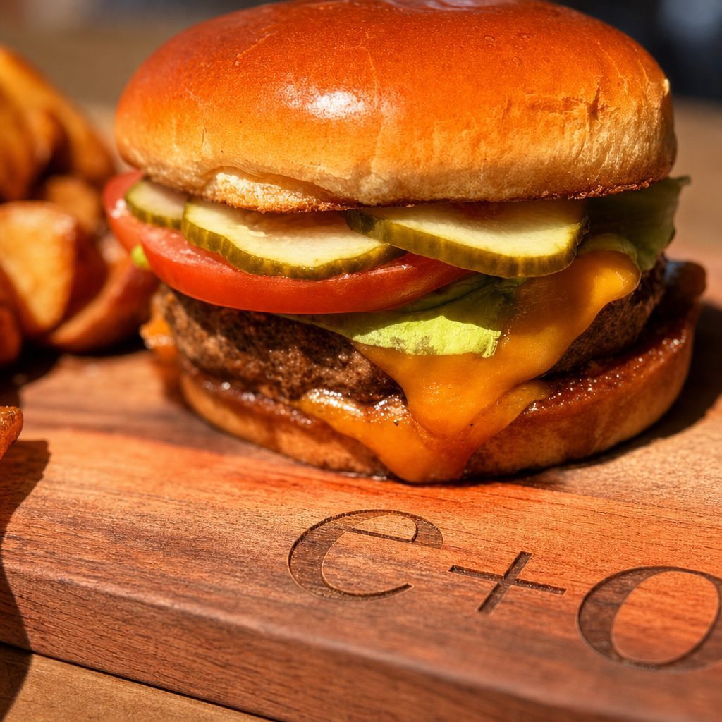 E+O Cheeseburger.