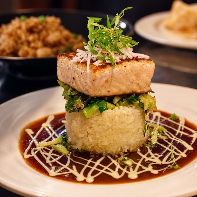 Togarashi Spiced Salmon.