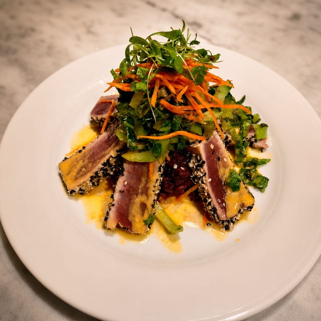 Sesame Crusted Tuna.