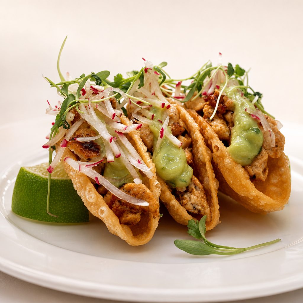 Chicken Tacos.